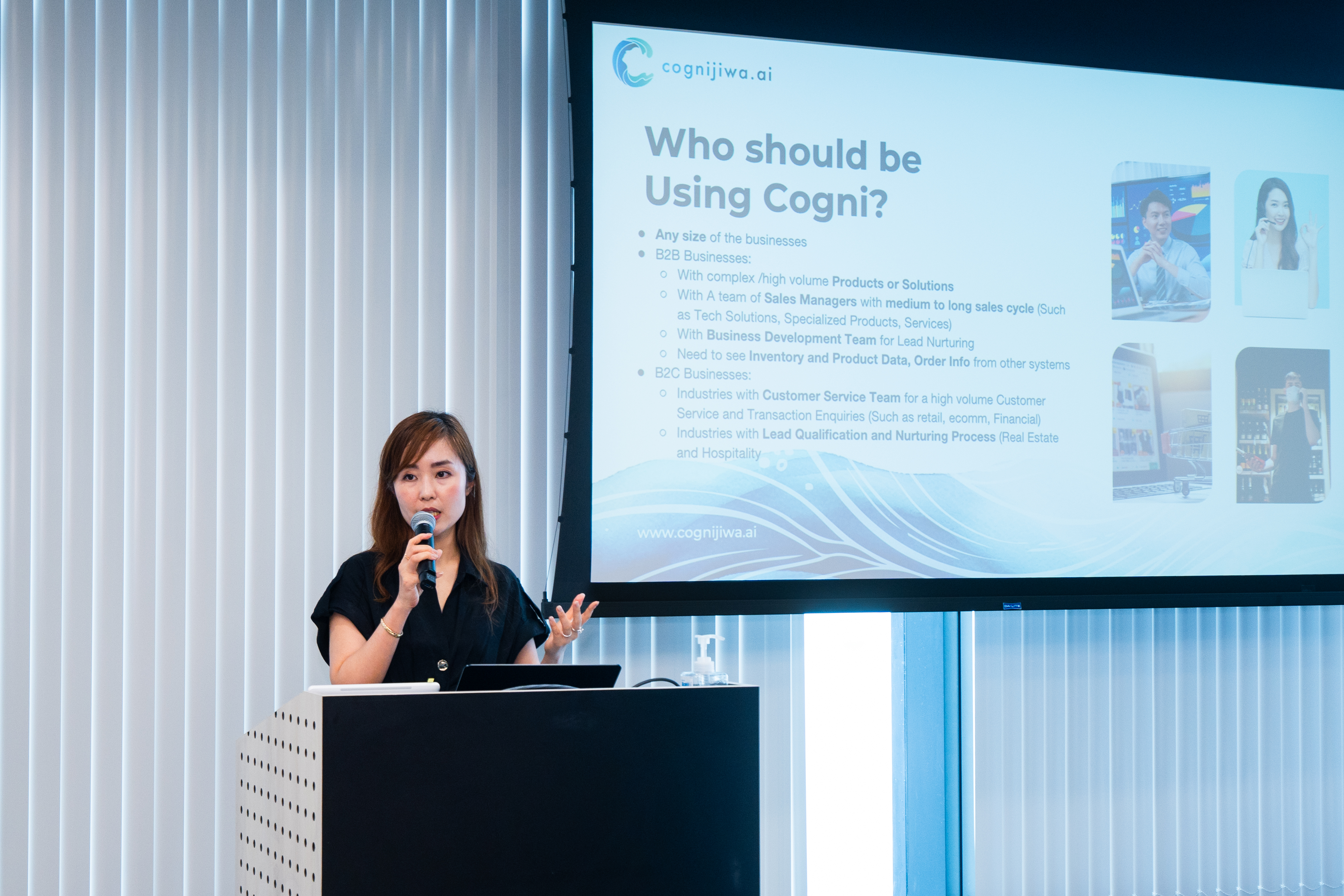Cogni demo, showcase or industry gathering event photo
